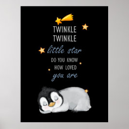 Twinkle, Twinkle Little Star Super Schattige Pingu Poster