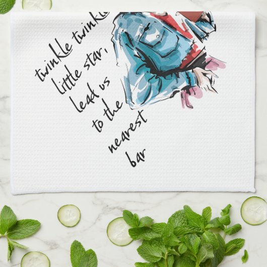 Twinkle Twinkle Little Star Theedoek (Gevouwen)