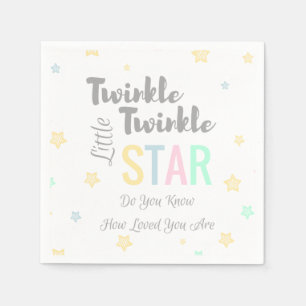 Twinkle Twinkle Little Star Theme - Paper Napkins Servetten