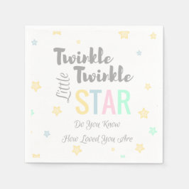 Twinkle Twinkle Little Star Theme - Papieren serve Servetten