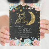 Twinkle Twinkle Little Star Twin Baby shower Kaart