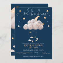 Twinkle Twinkle Little Star Twins Baby shower