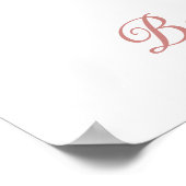 Twinkle Twinkle Little Star Unicorn Baby shower Poster (Hoek)