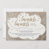 Twinkle Twinkle Little Star Unisex Baby shower Kaart (Voorkant)