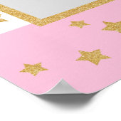 Twinkle Twinkle Little Star Verjaardag Foto Prop Poster (Hoek)