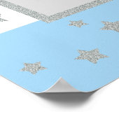 Twinkle Twinkle Little Star Verjaardag Foto Prop Poster (Hoek)