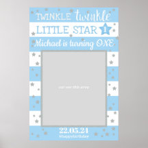 Twinkle Twinkle Little Star Verjaardag Foto Prop