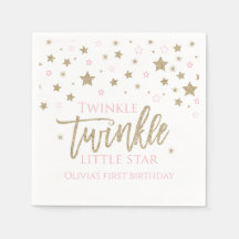 Twinkle Twinkle Little Star verjaardag Servetten