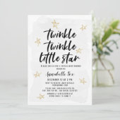Twinkle Twinkle Little Star Virtual Baby shower Kaart (Staand voorkant)