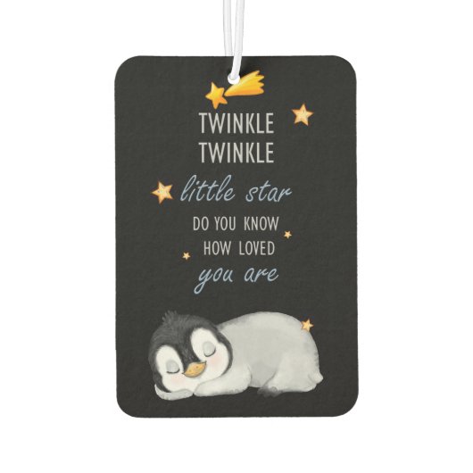 Twinkle, Twinkle Little Star voor Sleep Penguin Luchtverfrisser (Achterkant)