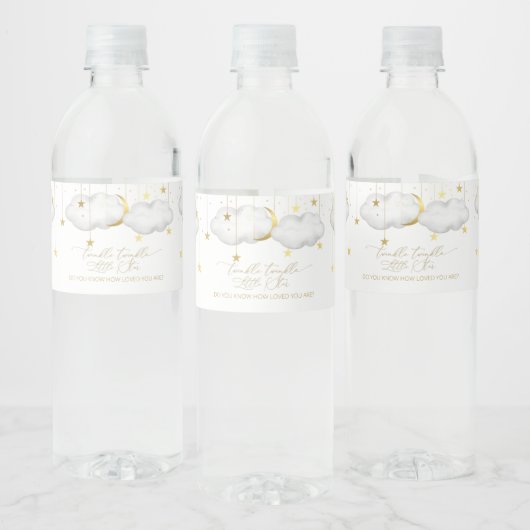 Twinkle Twinkle Little Star Water Bottle Labels Waterfles Etiket (Flessen)