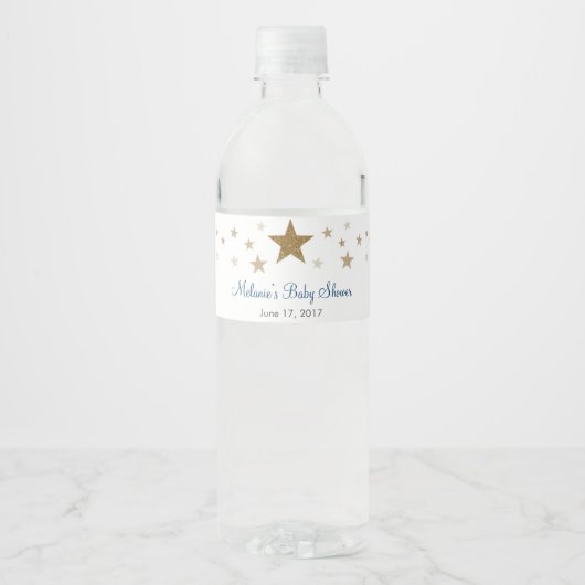Twinkle Twinkle Little Star Water Bottle Labels Waterfles Etiket (Voorkant)