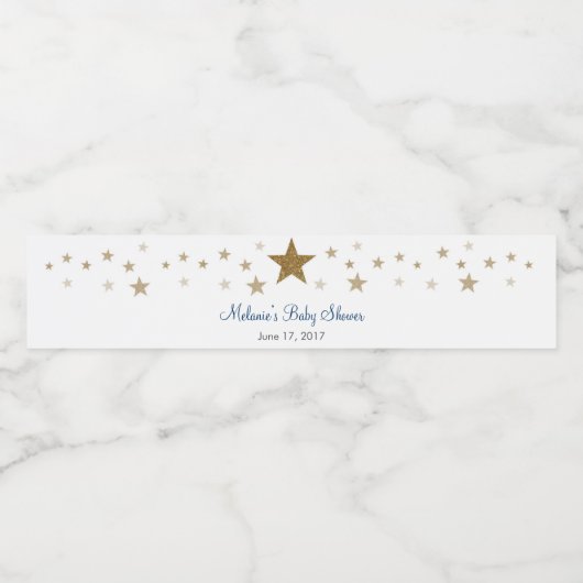 Twinkle Twinkle Little Star Water Bottle Labels Waterfles Etiket (Enkel label)