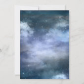 Twinkle Twinkle Little Star Waterverf Baby shower Kaart (Achterkant)