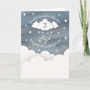 Twinkle Twinkle Little Star Waterverf Birthday