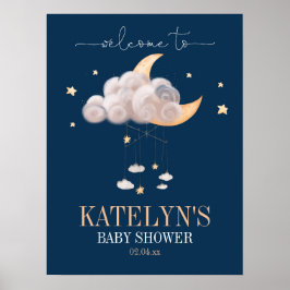 Twinkle Twinkle Little Star Welcome Sign Poster