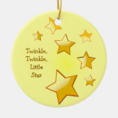 Twinkle, Twinkle, Little Star Yellow Ornament (Voorkant)