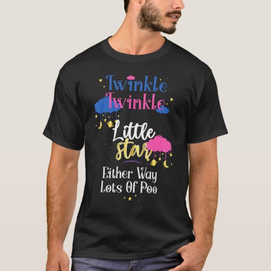 Twinkle Twinkle Little Stars Hoe dan ook Veel Po T-shirt (Voorkant)