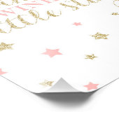 Twinkle Twinkle Little Stars Nursery Print Foto Afdruk (Hoek)