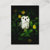 Twinkle Twinkle Little Stars Owl Namecard Visitekaartje (Achterkant)