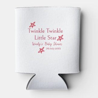 twinkle twinkle little stars rode sterren baby sho blikjeskoeler