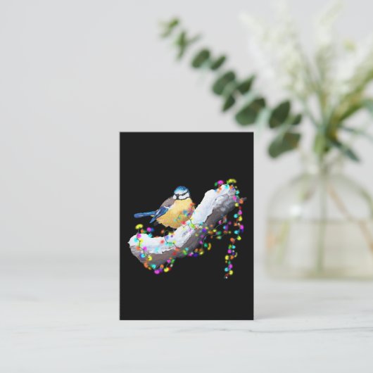 Twinkle Twinkle Little Tit Informatiekaartje (Staand voorkant)