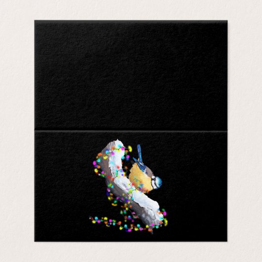 Twinkle Twinkle Little Tit Kaart (Buitenkant ongevouwen)