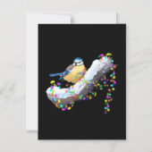 Twinkle Twinkle Little Tit Magnetische Uitnodiging (Voorkant)