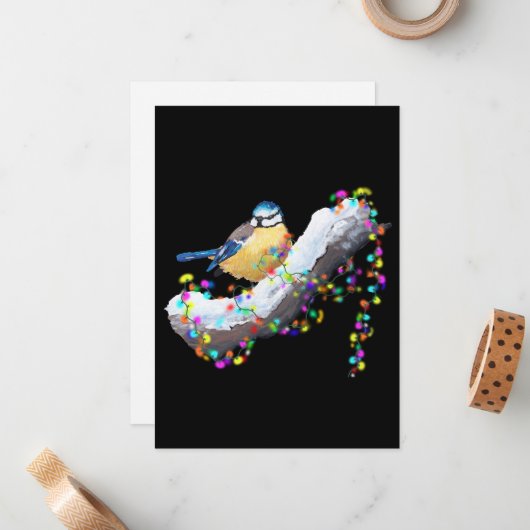 Twinkle Twinkle Little Tit Notitiekaartje (Voorkant / Achterkant in situ)