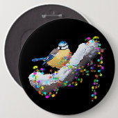 Twinkle Twinkle Little Tit Ronde Button 6,0 Cm (Voorkant /achterkant)