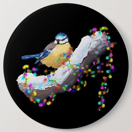 Twinkle Twinkle Little Tit Ronde Button 6,0 Cm (Voorkant)