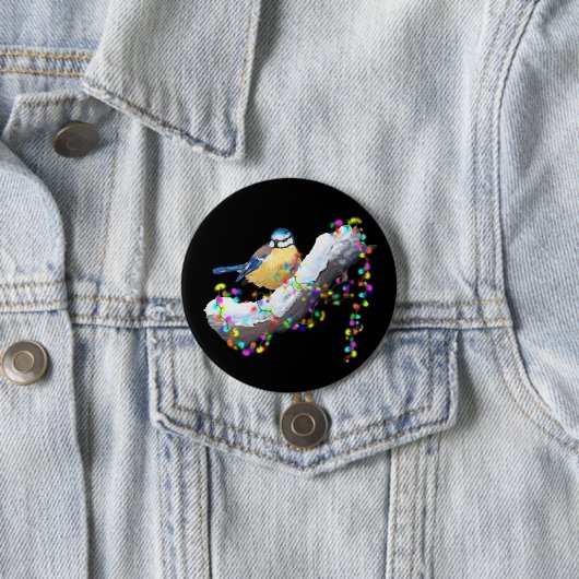 Twinkle Twinkle Little Tit Ronde Button 7,6 Cm (In situ)