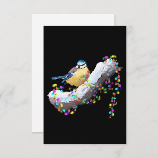 Twinkle Twinkle Little Tit RSVP Kaartje (Voorkant / Achterkant)