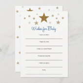 Twinkle Twinkle Little Wishes for Baby Kaarten (Voorkant / Achterkant)
