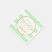 Twinkle Twinkle Mint en Gouden Verjaardagsservet Servetten (Hoek)