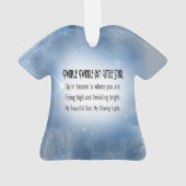 Twinkle Twinkle My Little Star Ornament (achterkant)