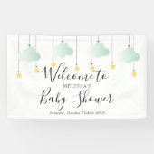 Twinkle Twinkle Neutraal Baby shower Welkom Spandoek (Horizontaal)