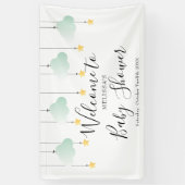 Twinkle Twinkle Neutraal Baby shower Welkom Spandoek (Verticaal)