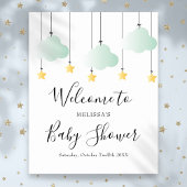 Twinkle Twinkle Neutrale Baby Shower Welkom Bord Poster