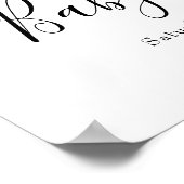 Twinkle Twinkle Neutrale Baby Shower Welkom Bord Poster (Hoek)