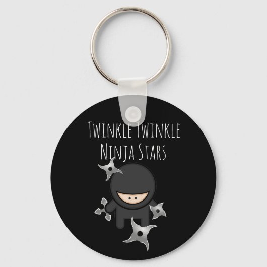 Twinkle Twinkle Ninja Stars Sleutelhanger (Voorkant)