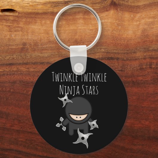 Twinkle Twinkle Ninja Stars Sleutelhanger (Voorkant)