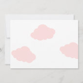 Twinkle Twinkle ONEderful Pink 1st Verjaardag Foto Kaart (Achterkant)