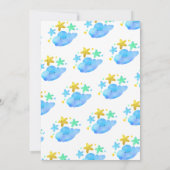 Twinkle Twinkle Ons kleine Star Baby shower Invita Kaart (Achterkant)