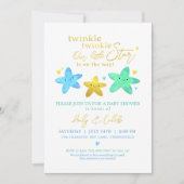 Twinkle Twinkle Ons kleine Star-Baby shower Kaart (Voorkant)