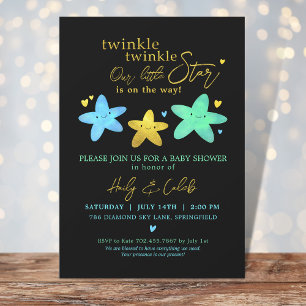 Twinkle Twinkle Ons kleine Star-Baby shower Kaart