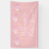 Twinkle Twinkle Pink Baby Girl Shower Spandoek (Verticaal)