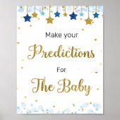Twinkle Twinkle Predictions for Baby Sign Poster (Voorkant)