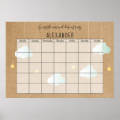 Twinkle Twinkle Rustieke Gok de Verwachte Datum Poster (Voorkant)