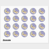 Twinkle Twinkle Shih Tzu Ronde Sticker (Vel)